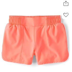 Girls Quick Dry Lined Coral Shorts never worn XS/4